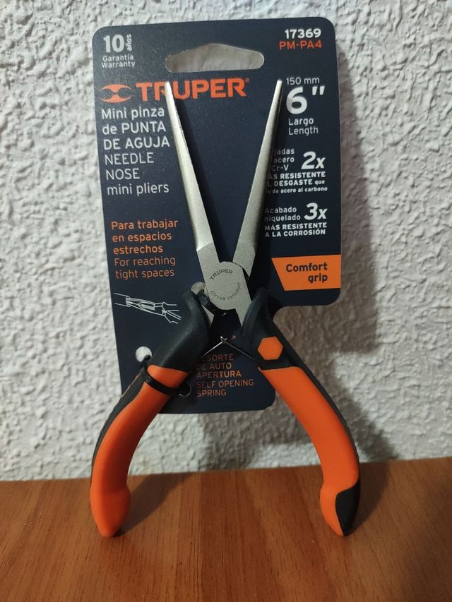 Mini pinza punta de aguja