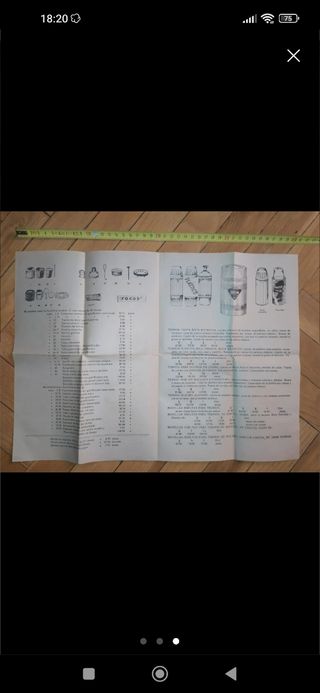 Publicidad años 50 o 60, y folleto 1963 