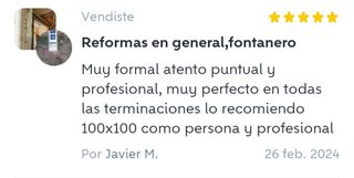 Reformas ,Albañil,fontanero,manitas