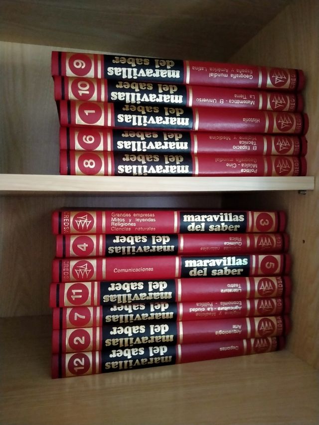 Enciclopedia maravillas del saber 12 tom