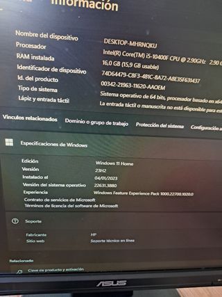Ordenador HP Pavilion Gaming 