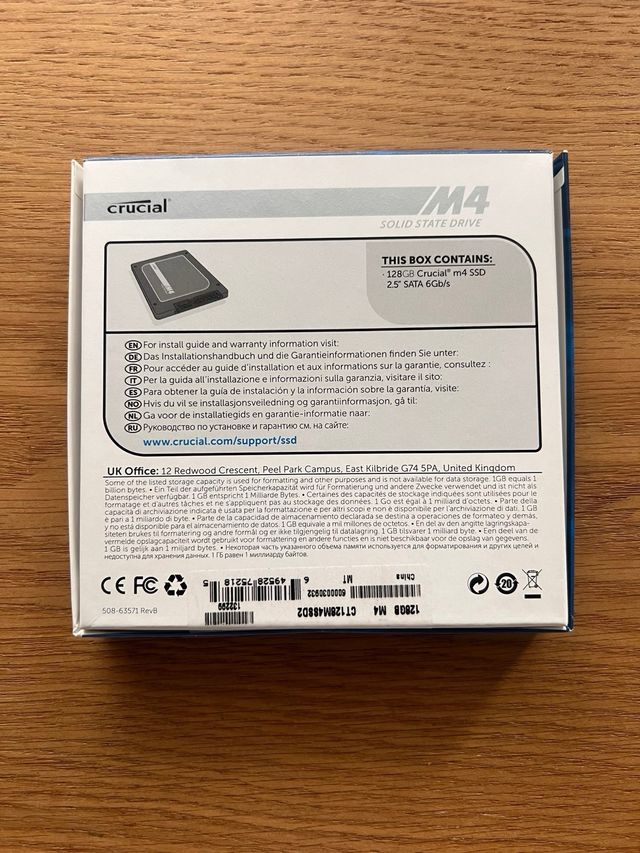 Crucial SSD M4 128 GB