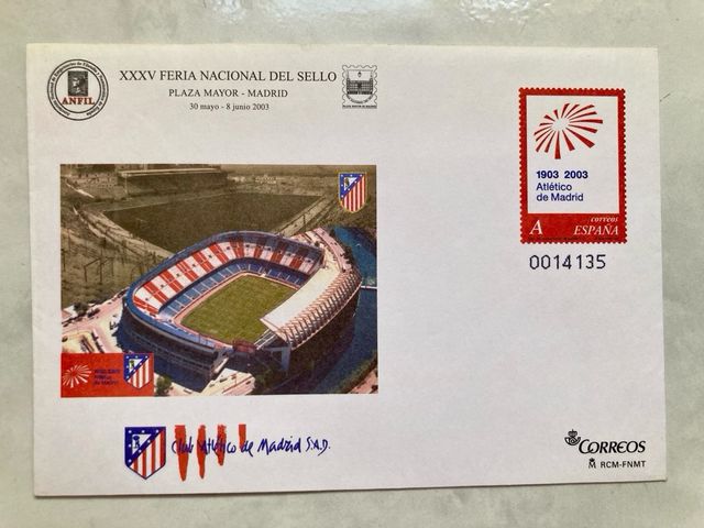 Sellos centenario Atlético de Madrid
