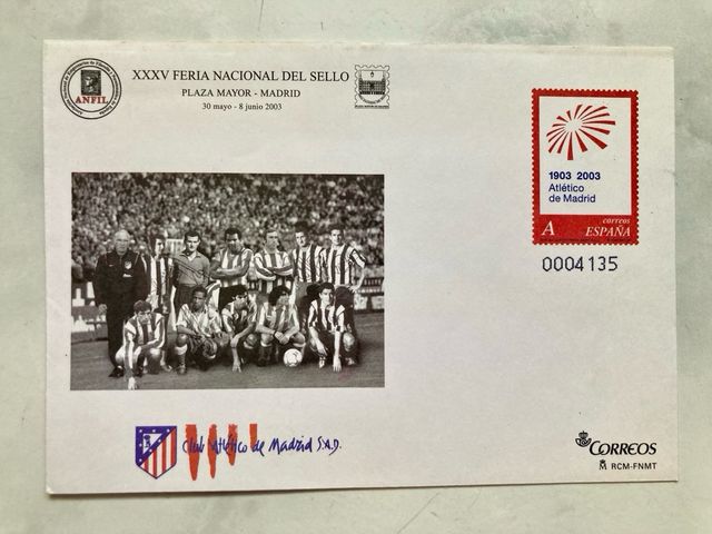 Sellos centenario Atlético de Madrid