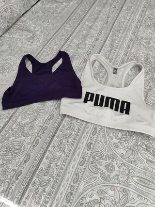 Sujetador deportivo puma y regalo otro