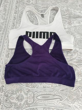 Sujetador deportivo puma y regalo otro