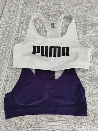 Sujetador deportivo puma y regalo otro
