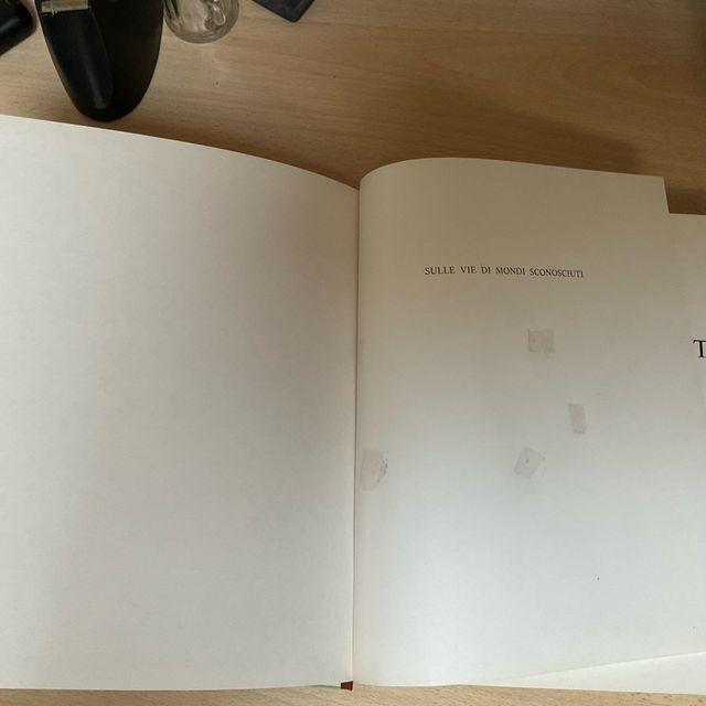 Libro SULLE VIE DI MONDI SCONOSCIUTI 1975