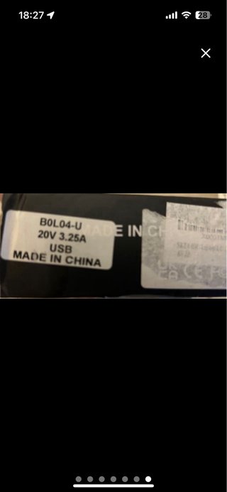 Adaptador corriente alterna SK90200325. LENOVO