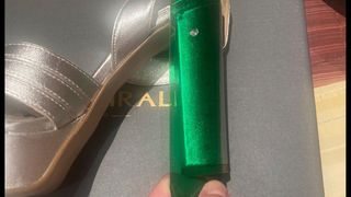 Sandalias plateadas pedro miralles 38.