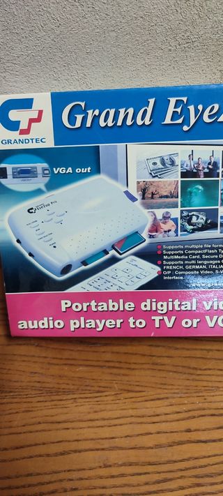 Antiguo reproductor de video digital Grand eyezup