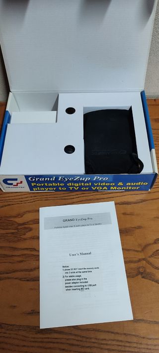 Antiguo reproductor de video digital Grand eyezup