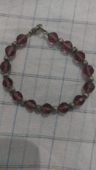 Braccialetto viola donna