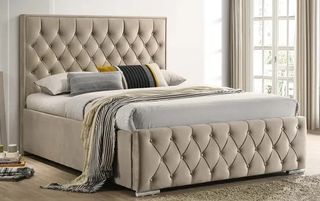 💥CAMA CON CABECERO ESTILO MODERNO💥