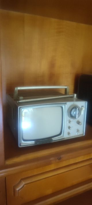 TV antigua pequeña.