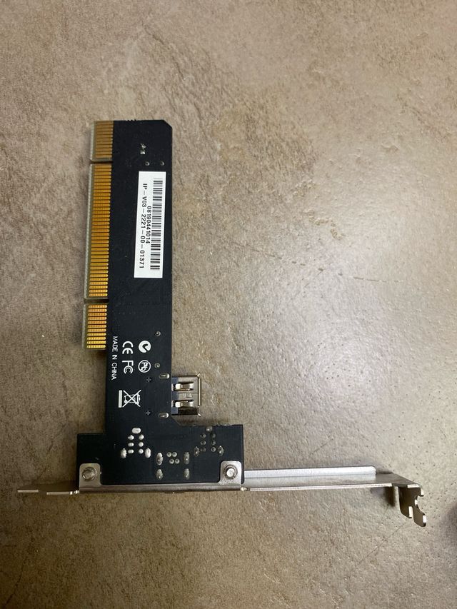 Tarjeta de cable fireware