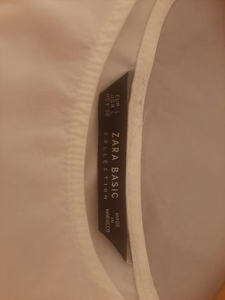 Blusa cuerpo volantes de Zara