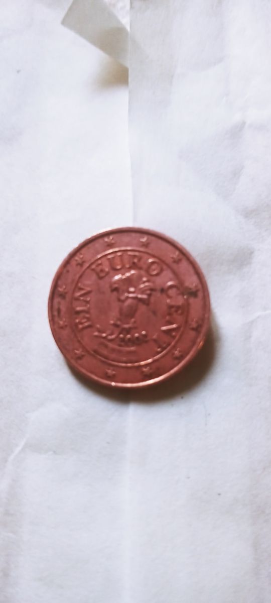Moneda 1 cent Austria 2002