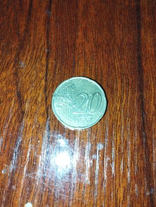 Moneda 20 ctms RF 2001
