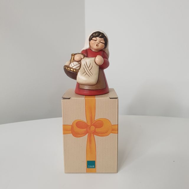 THUN Magliaia Presepe Classico rosso