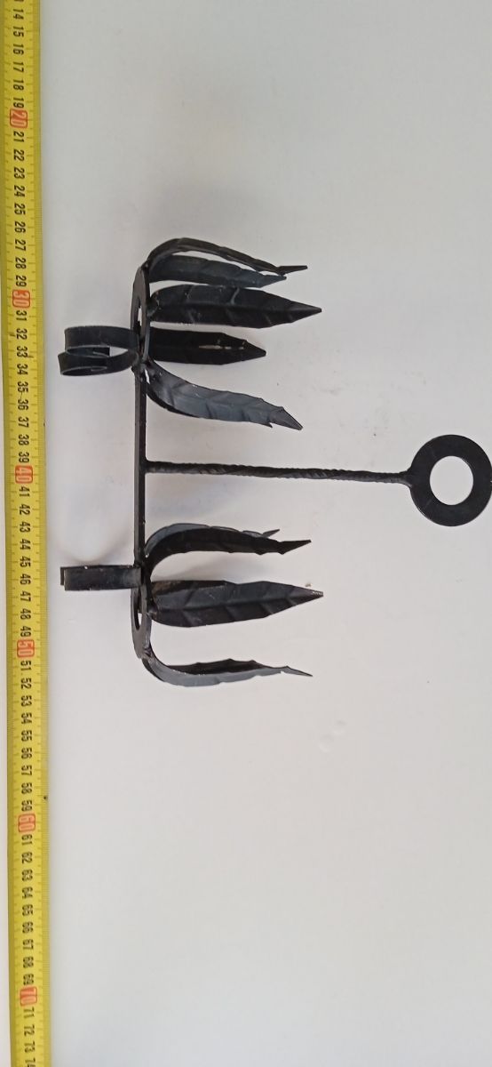 Aceitera vinagrera de hierro forjado