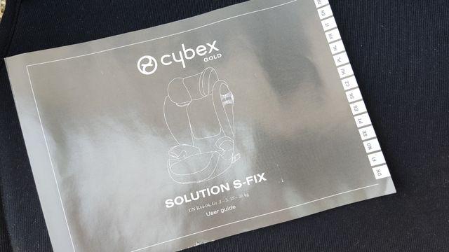 Silla coche Cybex Gold grupo 2/3