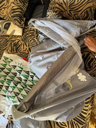 Cuna de viaje con colchon cotton juice