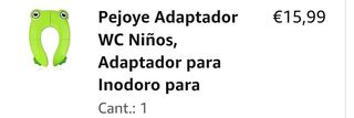Reductor WC plegable, niños y niñas