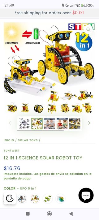 Solar Robot de Steam
