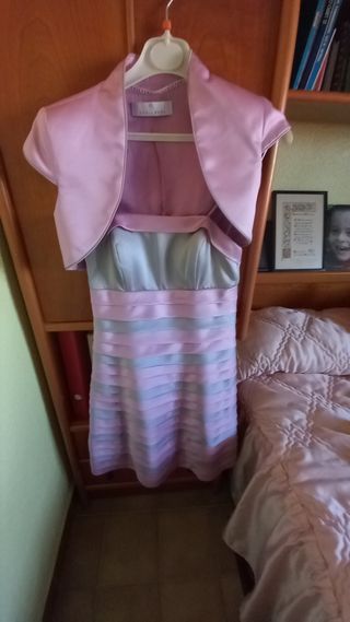 Vestido y chaqueta fiesta