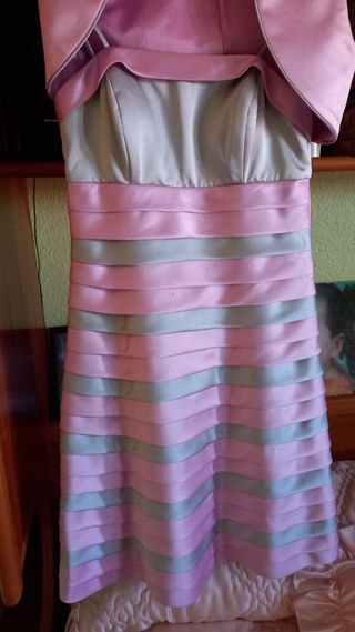 Vestido y chaqueta fiesta