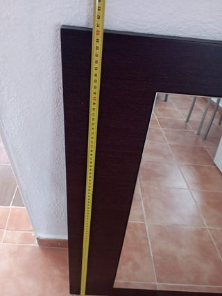 Espejo madera maciza wengue