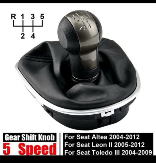 Pomo palanca cambios Seat Leon II Altea Toledo