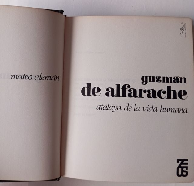 "Guzmán de Alfarache" de Mateo Alemán