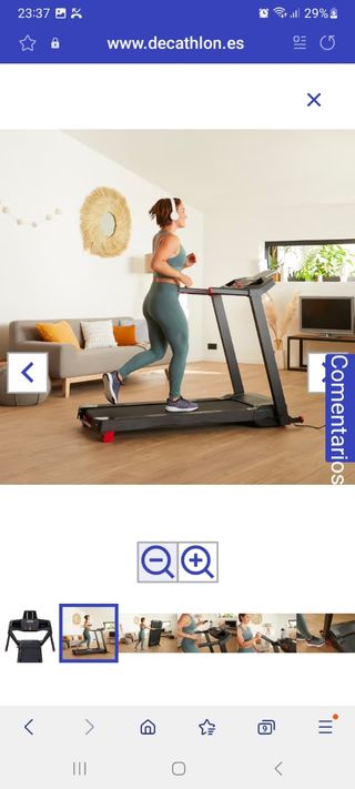 Cinta de correr domyus 100