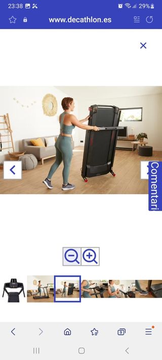 Cinta de correr domyus 100