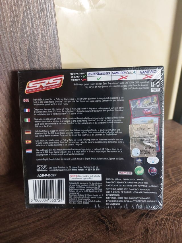 Game Boy Multi Sealed Srs street Racing 