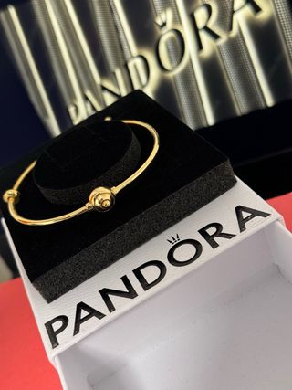 Pulsera / Brazalete tipo Pandora Rígido Oro 18K