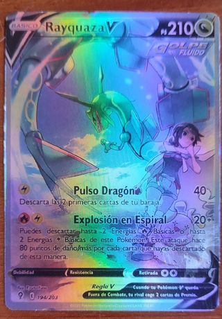 Carta Pokémon de Rayquaza V