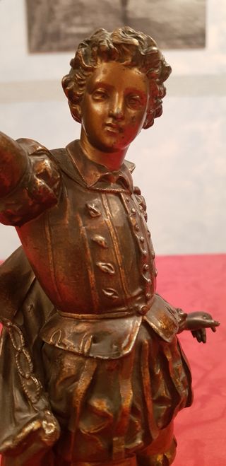 Figura metal siglo XIX