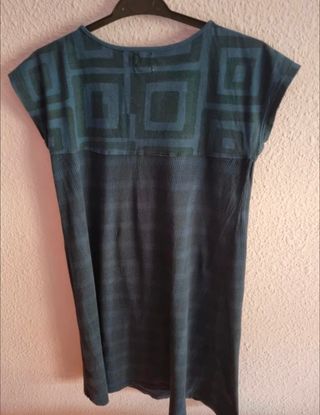 Vestido Brillo Dibujo o Vestido Blanco Estampad