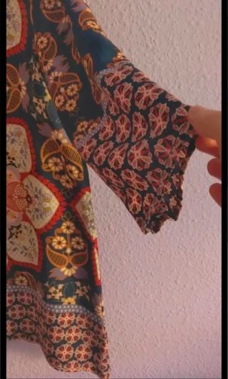 Vestido Brillo Dibujo o Vestido Blanco Estampad