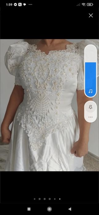 Vestido matrimonio novia  piedreria