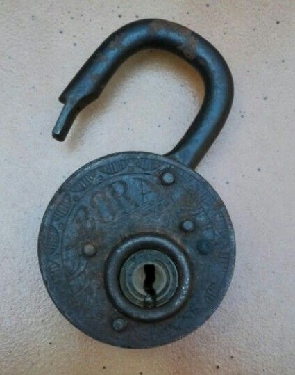 Candado antiguo alemán