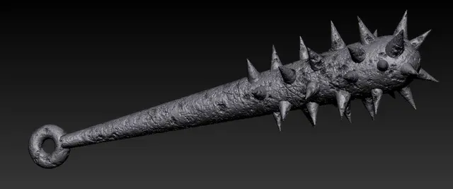 Espada one piece y maza en impresión 3d