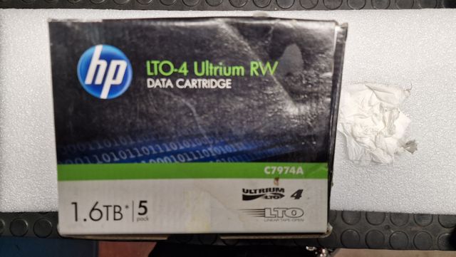 2x HP Cartuchos datos respaldo LTO-4