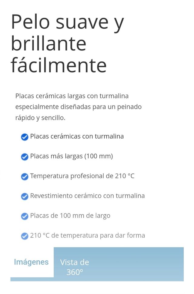 Plancha Pelo NUEVA Sin abrir