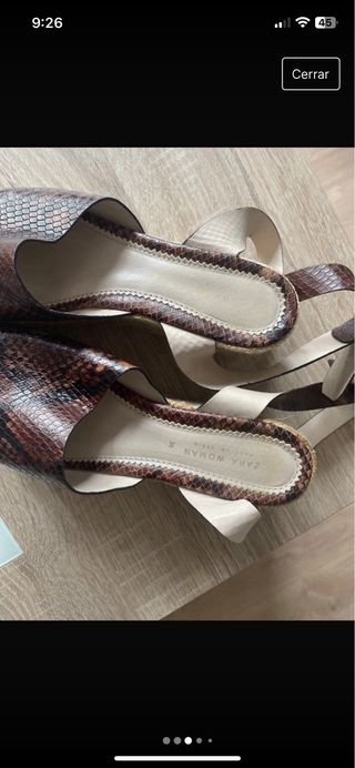 Sandalia plataforma zara