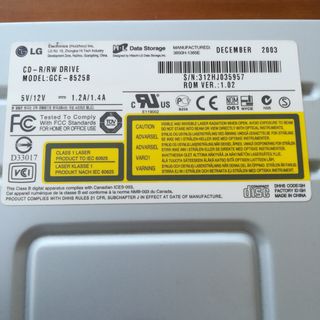 Regrabadora CD-R/RW LG GCE-8525B