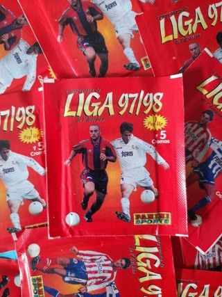 Sobre antiguo cromos fútbol, Campeonato Liga 97-98